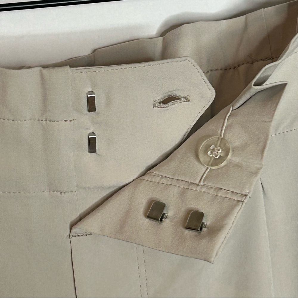 Athleta Skyline Pant II Paperbag Light Beige Size 10 - Picture 11 of 14